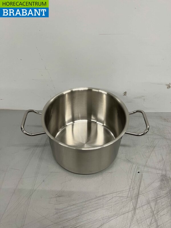 RVS Fusion Professionele Soeppan Kookpan Pan 29 x 20 cm 3 liter Horeca - Afbeelding 2