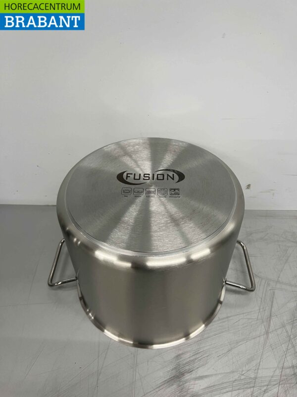 RVS Fusion Professionele Soeppan Kookpan Pan 39,5 x 30 cm 14,2 liter Horeca - Afbeelding 4