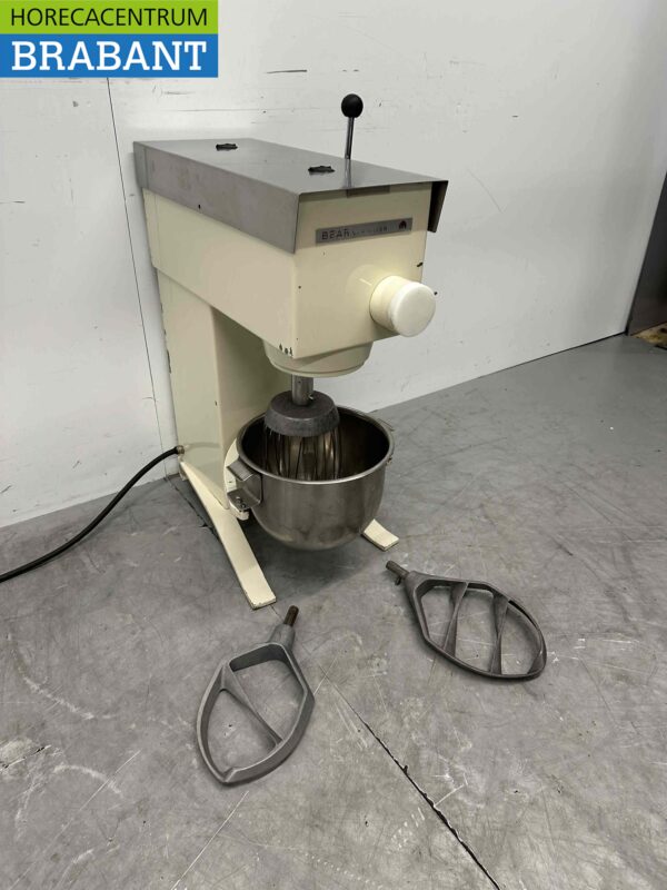 Bear Varimixer Planeetmenger RVS kuip 20 Liter 400V Bakkerij Horeca - Afbeelding 2