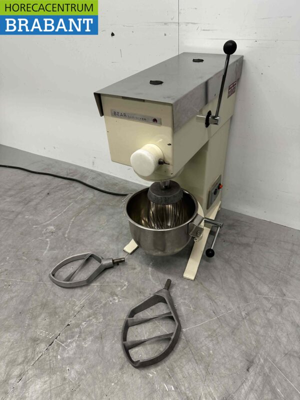 Bear Varimixer Planeetmenger RVS kuip 20 Liter 400V Bakkerij Horeca - Afbeelding 3