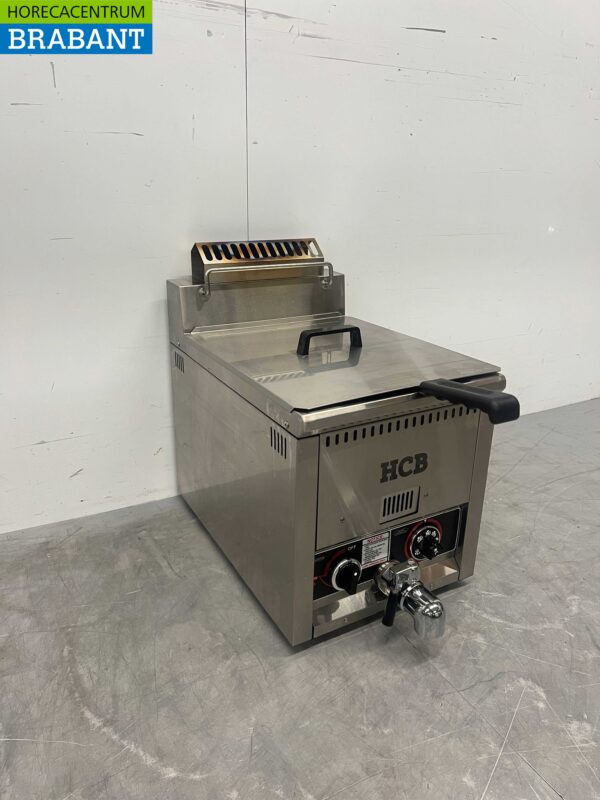 RVS Friteuse Frituur 21 liter Gas Horeca - Afbeelding 2