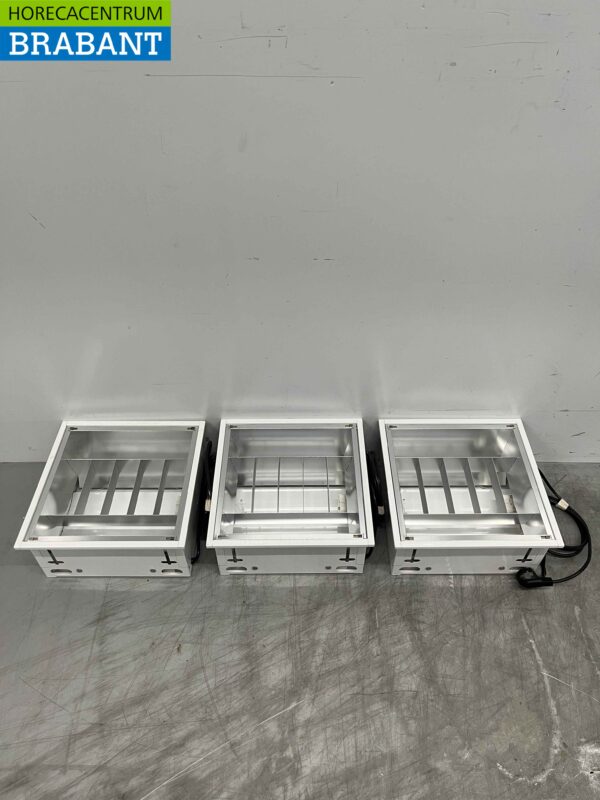 3 Stuks TL-bak Systeemplafond 230V Horeca