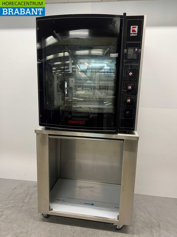 RVS Ubert RT-508 DE Kippengrill Grill 3 mandjes 400V Horeca