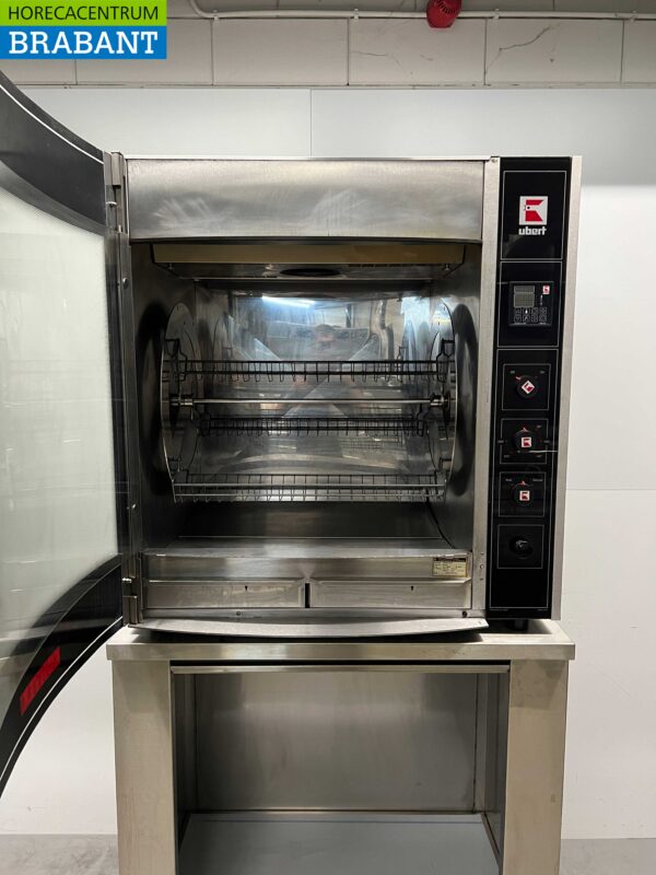 RVS Ubert RT-508 DE Kippengrill Grill 3 mandjes 400V Horeca - Afbeelding 4