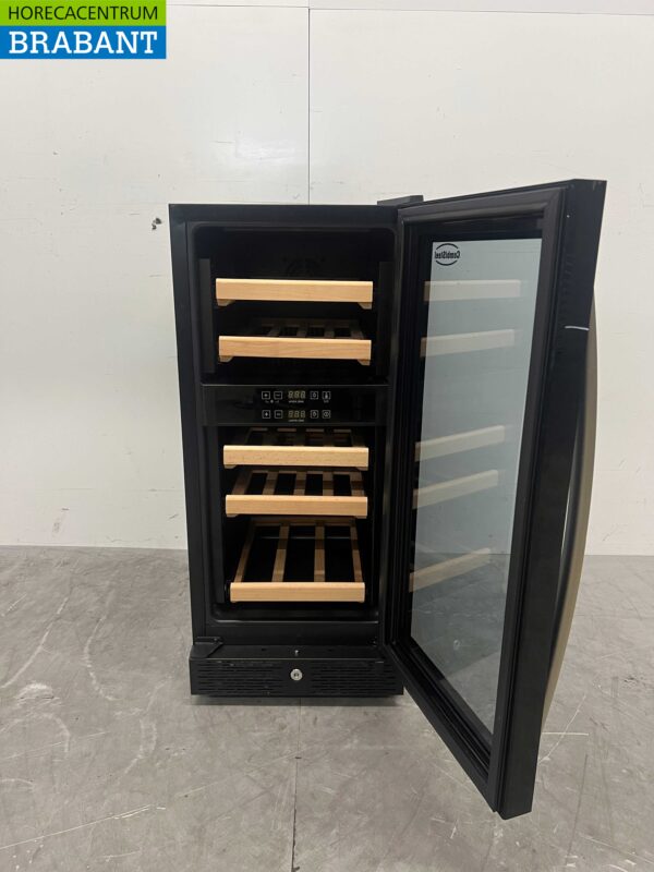 Combisteel Wijnklimaatkast Wijnkoelkast Wijnkoeling 2 zones 27/32 flessen 230V Horeca - Afbeelding 4
