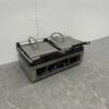RVS Combisteel Dubbele Contactgrill Paninigrill Grill XXL Glad / Ribbel 230V Horeca - Afbeelding 2