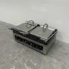 RVS Combisteel Dubbele Contactgrill Paninigrill Grill XXL Glad / Ribbel 230V Horeca - Afbeelding 3