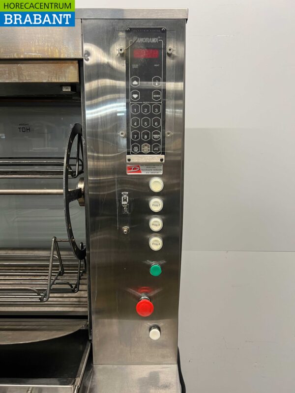 RVS Savory Panorama 5 Rotisserie Kippengrill Grill 3 mandjes 400V Horeca - Afbeelding 5