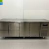 RVS Coreco Premium koelwerkbank 4 laden en 2 deuren 1/1 gastronorm 224,5 cm Horeca