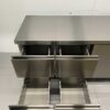RVS Coreco Premium koelwerkbank 4 laden en 2 deuren 1/1 gastronorm 224,5 cm Horeca - Afbeelding 4