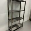 RVS Opbergrek Rek Stelling Premium-line 100 x 40 x 180 cm Horeca - Afbeelding 2