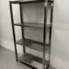 RVS Opbergrek Rek Stelling Premium-line 100 x 40 x 180 cm Horeca - Afbeelding 3