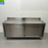 RVS Werkkast Kast 2 schuifdeuren Premium-line 180 cm Horeca