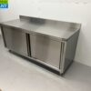 RVS Werkkast Kast 2 schuifdeuren Premium-line 180 cm Horeca - Afbeelding 3