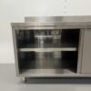 RVS Werkkast Kast 2 schuifdeuren Premium-line 180 cm Horeca - Afbeelding 4