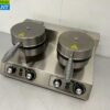 RVS Dubbel Wafelijzer met timer 230V Horeca - Afbeelding 3