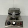 RVS Wafelijzer met timer stroopwafel ijshoorn 230V Horeca