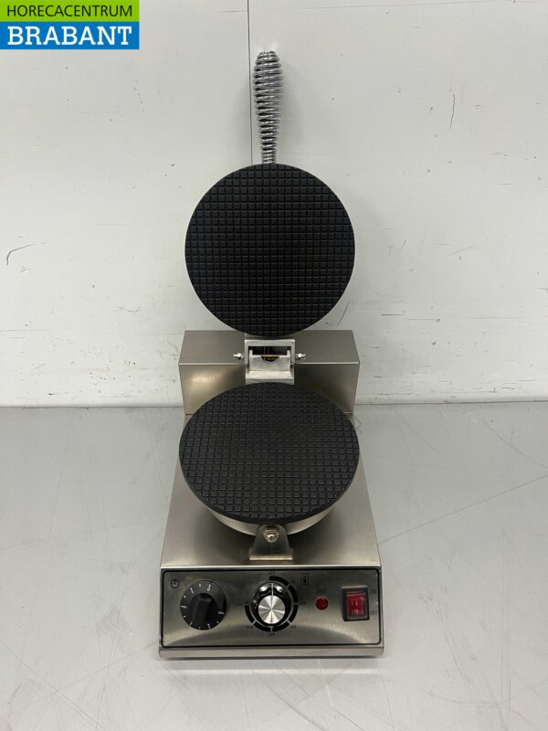 RVS Wafelijzer met timer stroopwafel ijshoorn 230V Horeca - Afbeelding 4