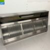 RVS Afzuigkap Dampkap met lamellen filters Premium-line 200 cm Schuin model Horeca - Afbeelding 2