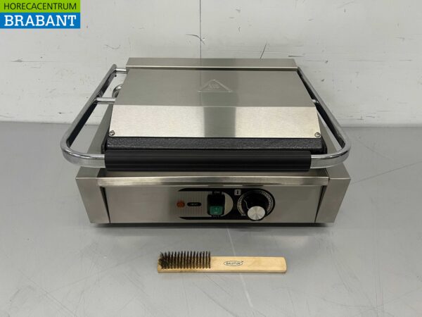 RVS HCB Contactgrill Paninigrill Grill Geribbeld/glad 230V Horeca