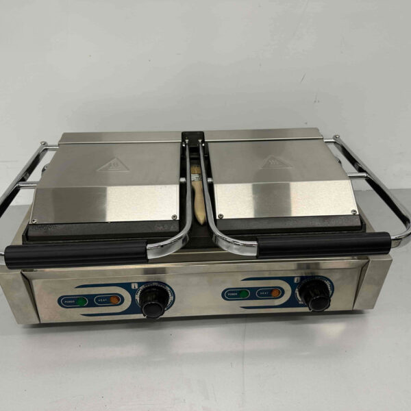 RVS Saro Dubbele Worstgrill Contactgrill Grill Curryworst 230V Horeca