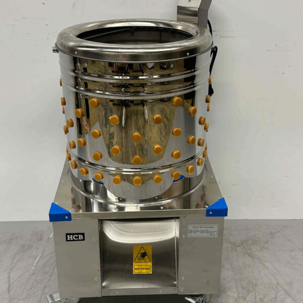 RVS Verrijdbare gevogelte plukmachine 180 stuks/uur 230V Horeca