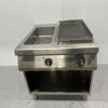 RVS Diamond bakplaat met bain marie Gas / 230V Horeca
