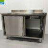 RVS Spoeltafel spoelbak 2 schuifdeuren Premium-line 120 cm Horeca - Afbeelding 4