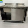 RVS Spoeltafel spoelbak 2 schuifdeuren Premium-line 120 cm Horeca - Afbeelding 5