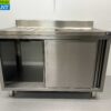 RVS Spoeltafel spoelbak schuifdeuren Premium-line 120 cm Horeca - Afbeelding 5