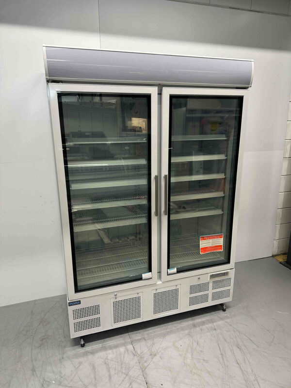 Polar GH507 Dubbeldeurs glasdeurvrieskast Vrieskast 920 liter 230V Horeca