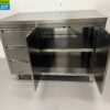 RVS Werkkast Kast Werktafel 2 klapdeuren en 3 laden 120 cm Horeca - Afbeelding 5