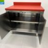 RVS Polyethylene PE Werkkast Kast Snijtafel 2 klapdeuren 100 cm Horeca Slagerij - Afbeelding 4