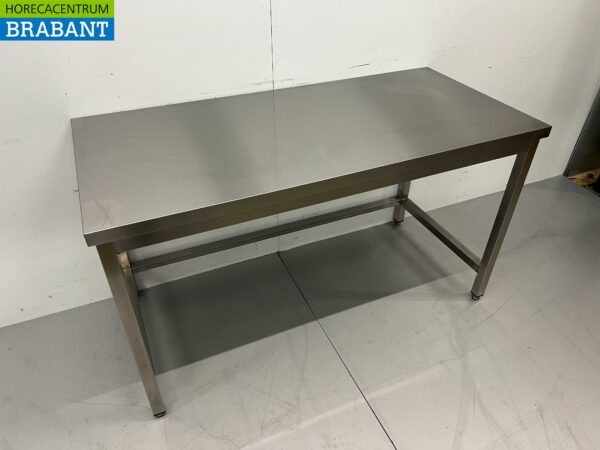 RVS Werktafel Tafel Premium-line 150 x 70 x 85 cm Horeca - Afbeelding 2