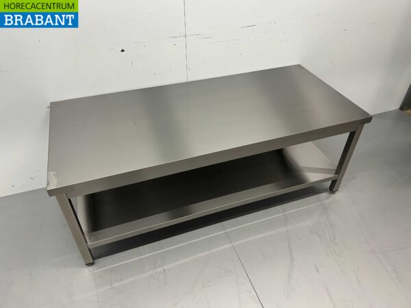 RVS Werktafel Tafel Premium-line 160 x 70 x 60 cm Horeca - Afbeelding 2