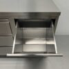 RVS Werkkast Kast Werktafel Afvalbak en 3 laden 100 cm Horeca - Afbeelding 4