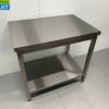 RVS Werktafel Tafel Premium-line 90 x 60 x 85 cm Horeca - Afbeelding 2