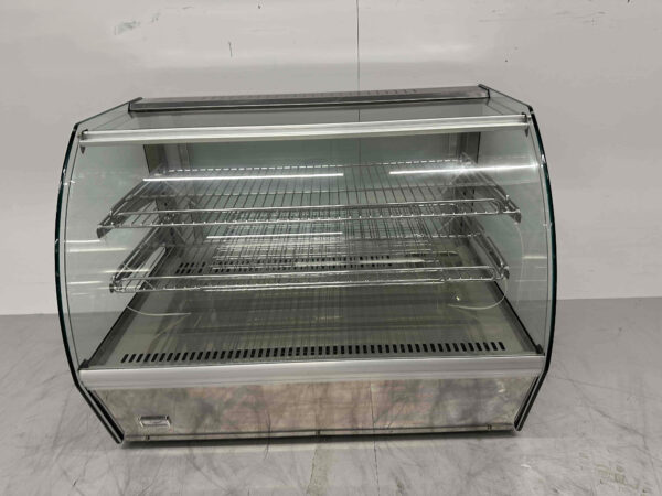 RVS Warmhoudvitrine Warmtevitrine 160 liter 230V Horeca
