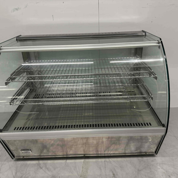 RVS Warmhoudvitrine Warmtevitrine 160 liter 230V Horeca