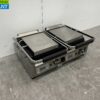 RVS Buffalo Dubbele Contactgrill Paninigrill Grill Geribbeld 230V Horeca - Afbeelding 2