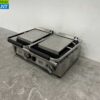 RVS Buffalo Dubbele Contactgrill Paninigrill Grill Geribbeld 230V Horeca - Afbeelding 3