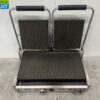 RVS Buffalo Dubbele Contactgrill Paninigrill Grill Geribbeld 230V Horeca - Afbeelding 4