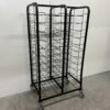 EAIS Gepoedercoate serveerwagen 24 bladen Dienbladenwagen 24 lagen Horeca - Afbeelding 2