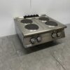 RVS Mareno 4 pits elektrisch fornuis kookplaat 80 cm 400V Horeca - Afbeelding 2