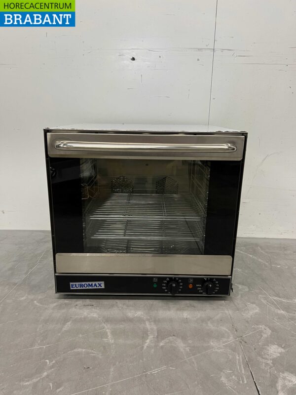 RVS Euromax Linea Nero 1099N Heteluchtoven Ecobak 4 laags 2/3 GN 230V Horeca