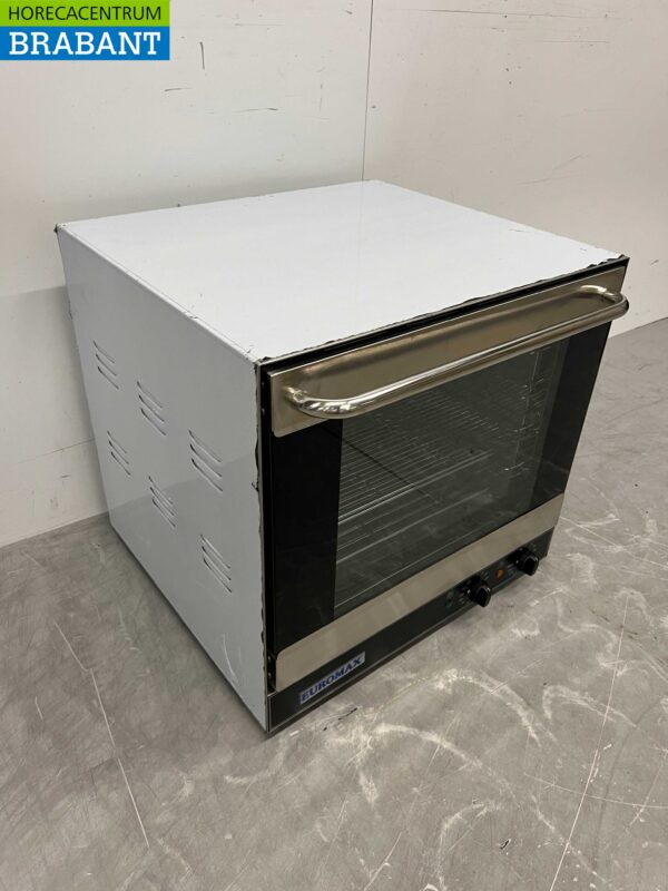 RVS Euromax Linea Nero 1099N Heteluchtoven Ecobak 4 laags 2/3 GN 230V Horeca - Afbeelding 3