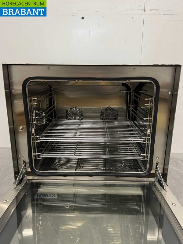 RVS Euromax Linea Nero 1099N Heteluchtoven Ecobak 4 laags 2/3 GN 230V Horeca - Afbeelding 5