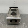 RVS Mareno 2 pits elektrisch fornuis kookplaat 40 cm 400V Horeca - Afbeelding 4