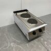 RVS Mareno 2 pits elektrisch fornuis kookplaat 40 cm 400V Horeca - Afbeelding 5