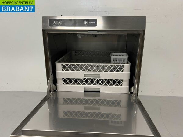 RVS Adler Evo Vaatwasser Vaatwasmachine met waterontharder afvoerpomp en zeepdispenser 400V Horeca - Afbeelding 4